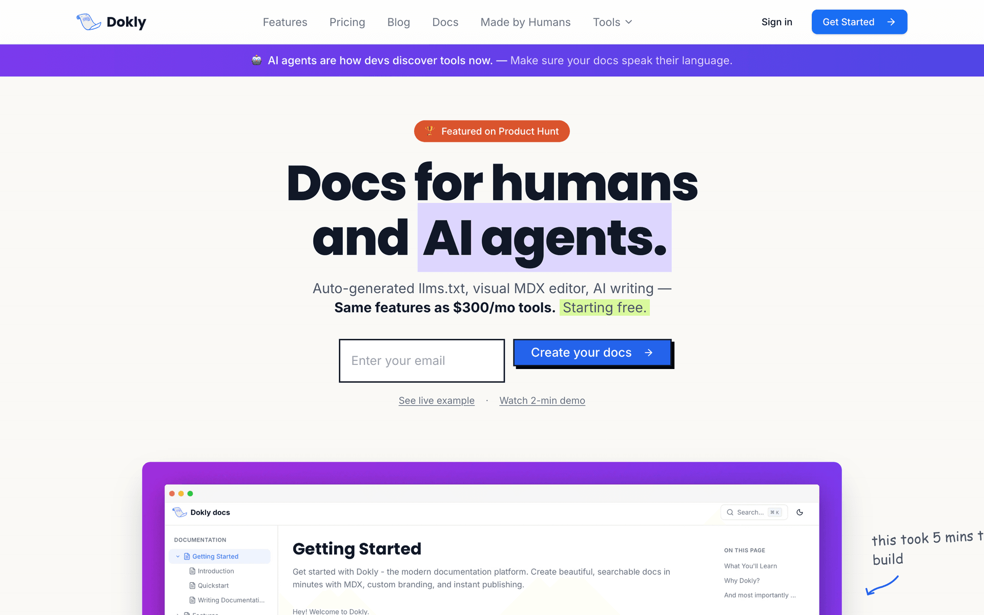 Dokly knowledge base editor